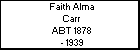 Faith Alma Carr