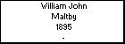 William John Maltby