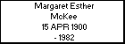 Margaret Esther McKee