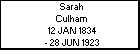 Sarah Culham