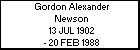 Gordon Alexander Newson