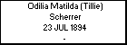 Odilia Matilda (Tillie) Scherrer