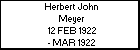 Herbert John Meyer