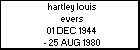 hartley louis evers
