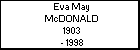Eva May McDONALD