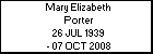 Mary Elizabeth Porter