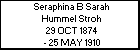 Seraphina B Sarah Hummel Stroh
