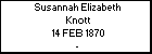 Susannah Elizabeth Knott