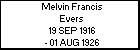 Melvin Francis Evers