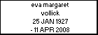 eva margaret vollick