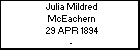 Julia Mildred McEachern
