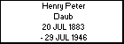 Henry Peter Daub