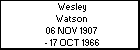 Wesley Watson