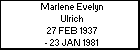 Marlene Evelyn Ulrich