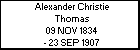 Alexander Christie Thomas