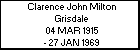 Clarence John Milton Grisdale