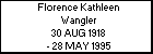 Florence Kathleen Wangler