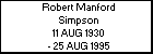 Robert Manford Simpson