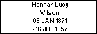 Hannah Lucy Wilson
