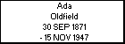 Ada Oldfield