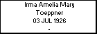 Irma Amelia Mary Toeppner