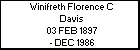 Winifreth Florence C Davis