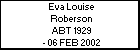 Eva Louise Roberson