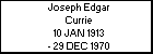 Joseph Edgar Currie