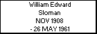 William Edward Sloman