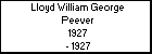 Lloyd William George Peever
