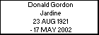 Donald Gordon Jardine