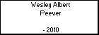 Wesley Albert Peever