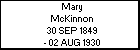 Mary McKinnon