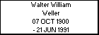 Walter William Weller