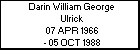 Darin William George Ulrick