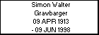 Simon Walter Grawbarger