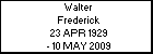 Walter Frederick