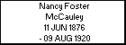 Nancy Foster McCauley