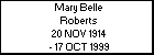 Mary Belle Roberts