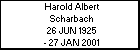 Harold Albert Scharbach