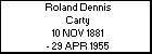 Roland Dennis Carty