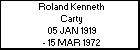 Roland Kenneth Carty