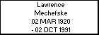 Lawrence Mechefske