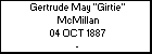 Gertrude May 