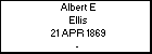 Albert E Ellis