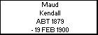 Maud Kendall