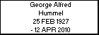 George Alfred Hummel