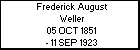 Frederick August Weller