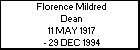 Florence Mildred Dean