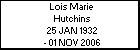 Lois Marie Hutchins